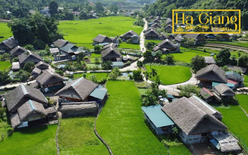 Tay people live in peaceful mountain valleys surrounded by rice terraces.