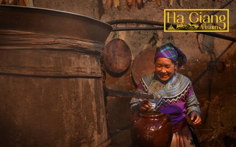 Hà Giang food culture thrives around corn wine, the spirit of celebration.
