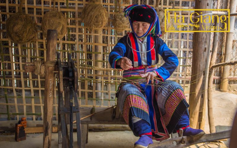 In this ethnic village, H’Mong artisans preserve hemp weaving traditions proudly.