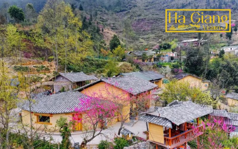 The ethnic village offers insight into Dao herbal practices and spiritual customs.