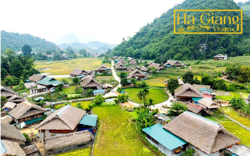 This ethnic village showcases Tay traditions through stilt houses and peaceful routines.
