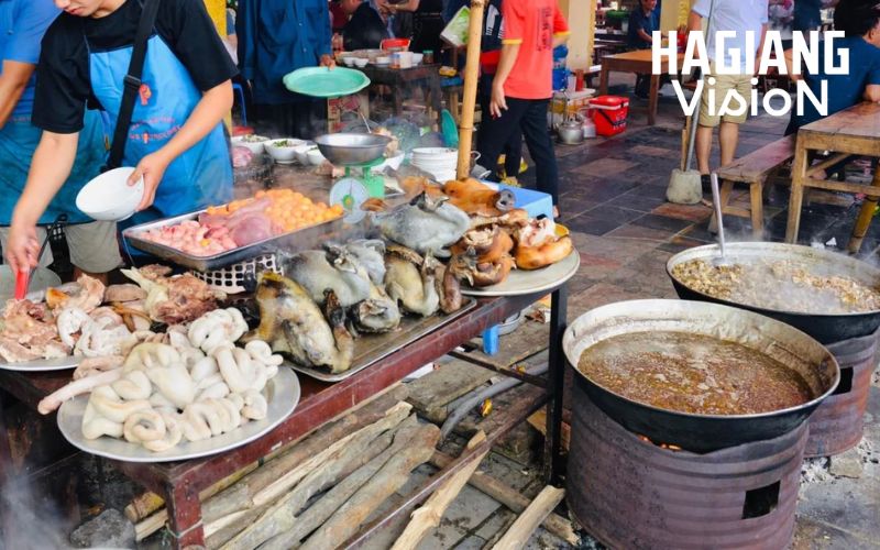 Simple local dishes add comfort and warmth to Pho Cao Market.