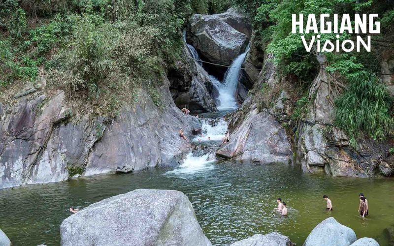 Ha Giang Waterfalls include Number 6, closest to city access